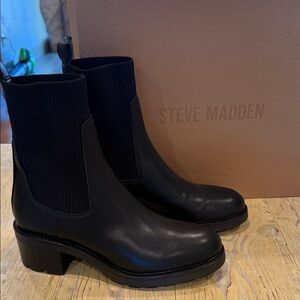 Steve Madden Classic Black Ankle Boots